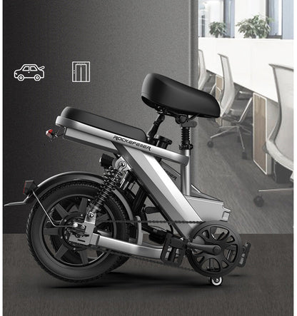 دراجة كهربائية قابلة للطي CRONY F3 مقاس 14 بوصة دراجة كهربائية قابلة للطي سيارة تعمل بالبطارية سيارة كهربائية صغيرة بدلاً من بطارية الليثيوم