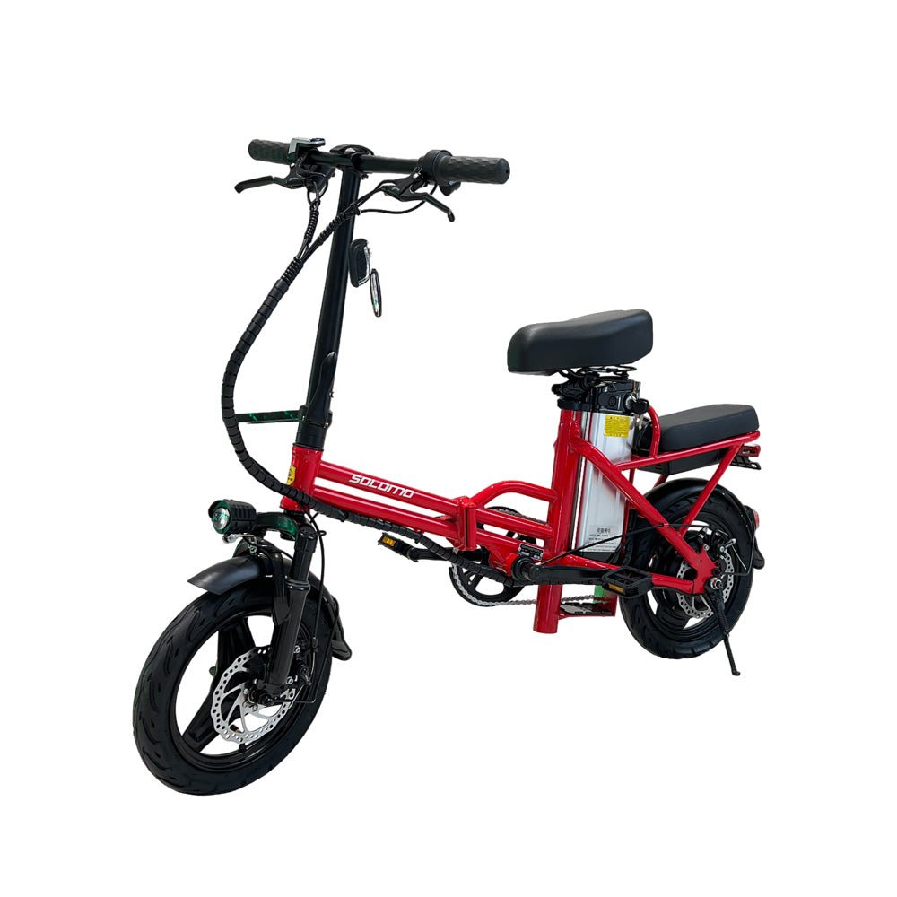 دراجة كهربائية قابلة للطي CRONY F6 مقاس 14 بوصة دراجة كهربائية قابلة للطي سيارة تعمل بالبطارية سيارة كهربائية صغيرة بدلاً من بطارية الليثيوم