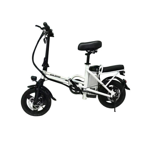 CRONY  F6 Electric Folding Bike  14 inch folding electric bicycle mini battery car small electric car instead of lithium battery