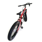CRONY FB-EM028 26-inch Fold Electric Bike 36V Lithium Battery Powerful Sand Ebike | Red - Edragonmall.com
