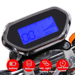 CRONY G-028 1500W Electric Motorcycle Harley Double Seat with double battery Rugged Electric Fat Tire | blue - Edragonmall.com