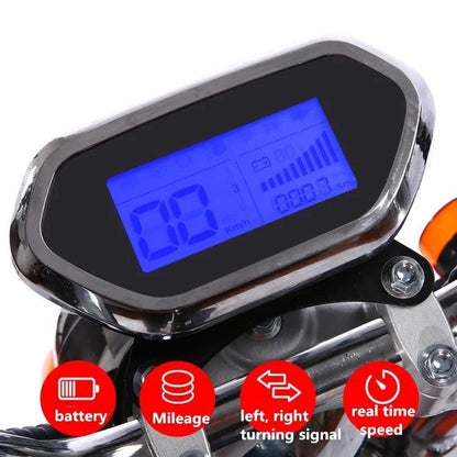 CRONY G-028 1500W Harley Electric Motorcycle Double Seat with double battery Rugged | RED spider - Edragonmall.com