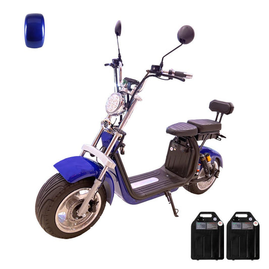 CRONY G-029 3000W Electric Motorcycle Motorbike High Speed Harley tyre Double Seat with double battery - Edragonmall.com
