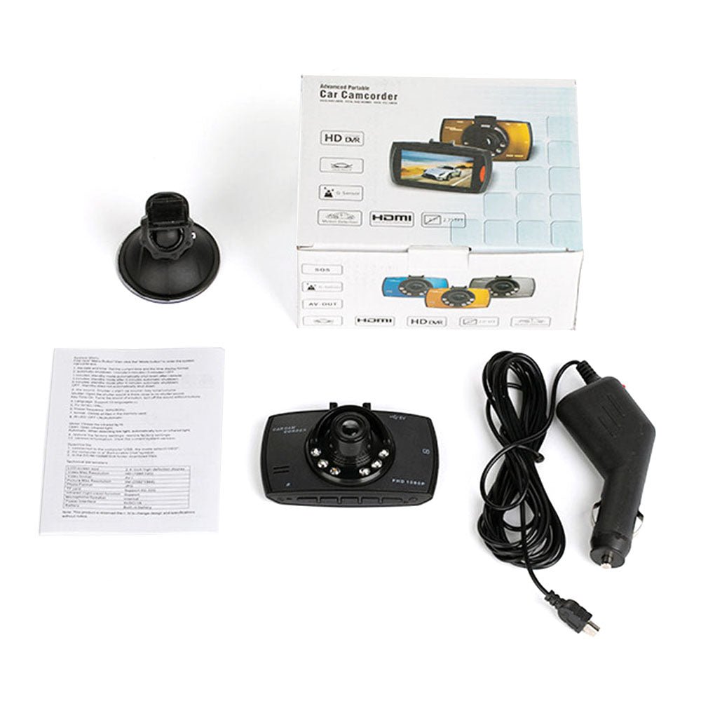 CRONY G30 Single-Camera pushbutton dashcam driving recorder car DVR camera full HD loop recording - Edragonmall.com