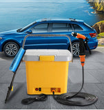 CRONY High Pressure Portable car washer With Electric clean Spray Gun, High Pressure water Pump, Brush, Storage Box - Edragonmall.com