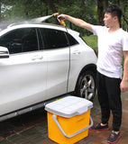 CRONY High Pressure Portable car washer With Electric clean Spray Gun, High Pressure water Pump, Brush, Storage Box - Edragonmall.com