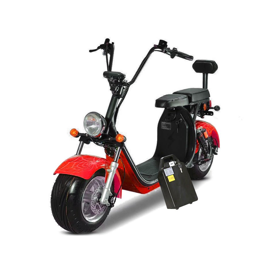 CRONY High Speed Harley+LI-ion battery+BT+double seat 2 wheel Electric motorcycle | Red Spider - Edragonmall.com
