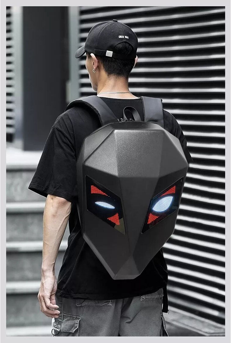 CRONY Iron Man LED Display Backpack Upgrade Iron Man LED Backpack Scre Edragonmall