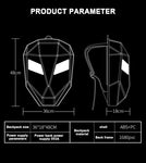 CRONY Iron Man LED Display Backpack Upgrade Iron Man LED Backpack Screen Knight Motorcycle Backpack Cool Travel Bag Scooter Bag - Edragonmall.com