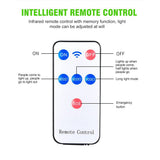 CRONY JD-2178T Solar simulation camera wall lamp Solar Simulation Camera Wall Lamp Remote Control Outdoor Wall Light 3 Modes Motion Sensor - Edragonmall.com