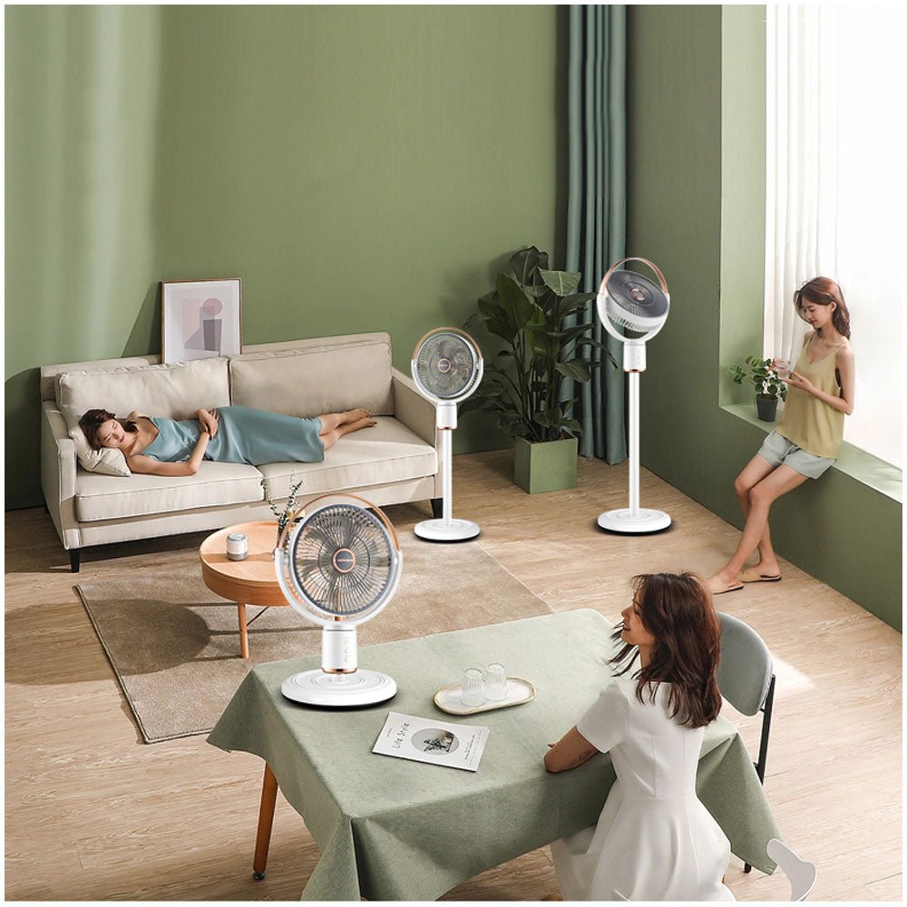 Strong store pedestal fan