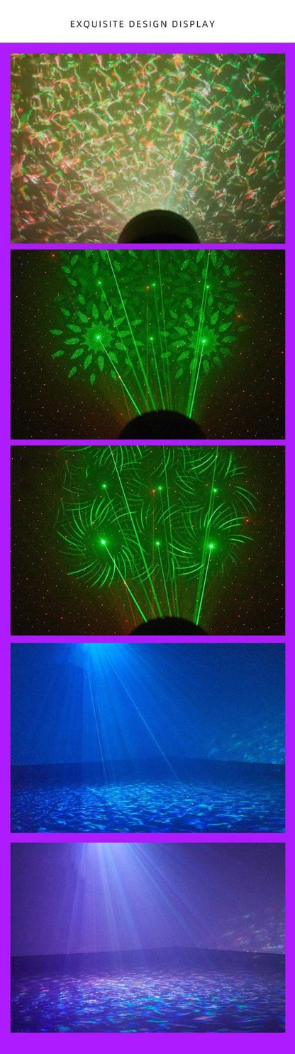 CRONY Kaleidoscope effect light LED laser effect lights dj LED Stage Light disco ball lazer lamps night club laser light - Edragonmall.com