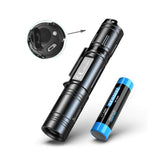 CRONY L50 LED Flashlight Outdoor Flashlight 1200 Lumens USB Rechargeable Torch Lithium 18650 Battery Waterproof IPX8 - Edragonmall.com