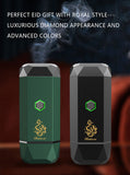CRONY Large B15 Portable Bukhoor Style Usb Type-C Power incense burner Bakhoor Portable Rechargeable Electric Incense Burner | green - Edragonmall.com