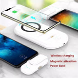 CRONY Magnetic Wireless Charger Power Bank 2PCS 1000mAh & Qi-Certified Wireless Fast Charger - Edragonmall.com