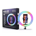 CRONY MJ26(10inch) wire-controlled mobile phone RGB LED Live Fill Light - Edragonmall.com
