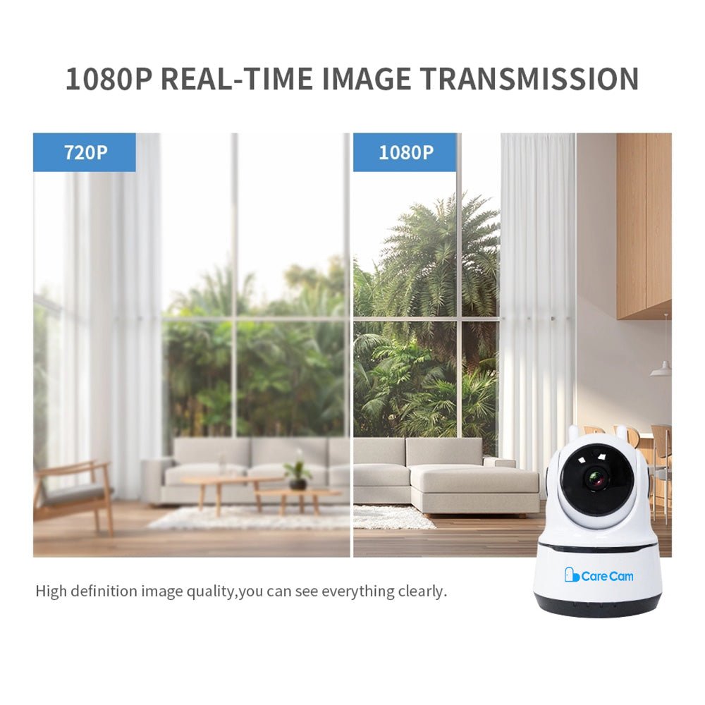 CRONY NIP-26 1080p WiFi Home Smart Camera, Indoor Security Surveillance with Night Vision, Monitor with iOS, Android App, Compatible with Google Home - Edragonmall.com