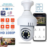 CRONY NIP-27S Full color Wireless Camera With Smoke alarm Smoke Detector Smart Camera Light Blub - Edragonmall.com