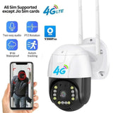 CRONY P20 4G-4K-HD PTZ Camera Outdoor Security Wireless Camera Surveillance 4G Sim Card Support - Edragonmall.com