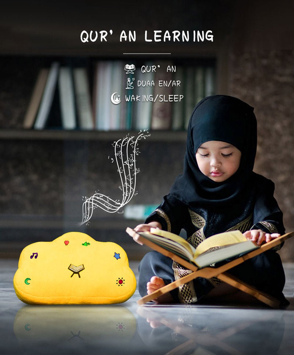 CRONY QB-910 guran speaker Muslim Kids Toy Gift Quran Pillow SQ910 - Edragonmall.com