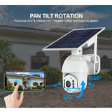 CRONY RBX-S10 Low power 4G solar camera 5mp 1080P HD Solar Panel Outdoor Surveillance Waterproof CCTV Camera Smart Home Two-way Voice Intrusion Alarm - Edragonmall.com