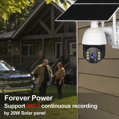 CRONY RBX-SL100 Micro power 24H Record 4G solar camera 4G ITE Wireless Security Camera Color Night Vision PIR Motion Detection - Edragonmall.com