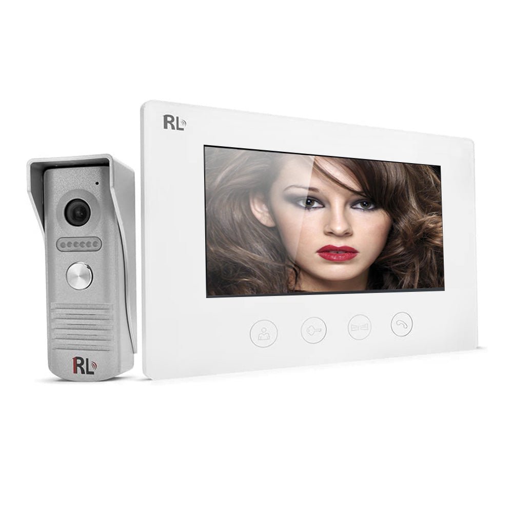 CRONY RL-B17F 7" High Definition Color Video Camera Intercoms Entry Access Control System Door Phone Doorbell - Edragonmall.com