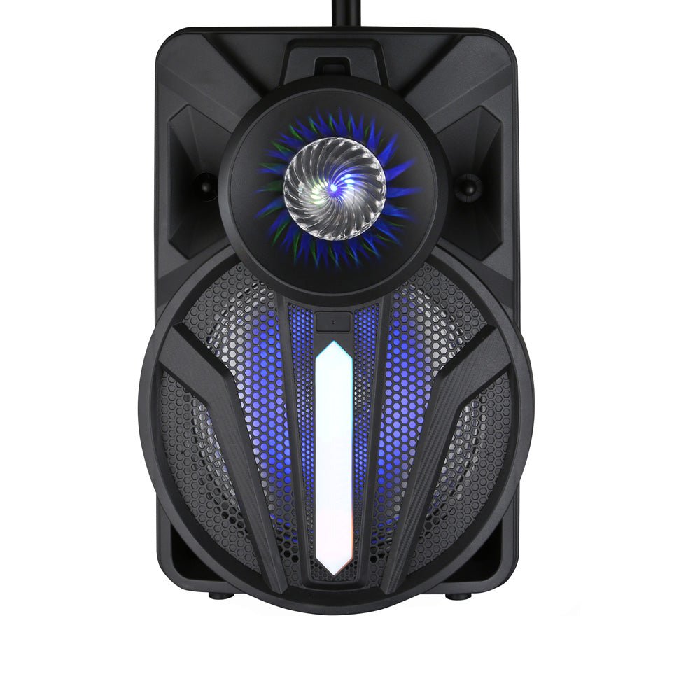 CRONY RX-1225B Portable party speaker 12 inch bull LED portable speaker - Edragonmall.com