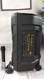 CRONY RX-1225B Portable party speaker 12 inch bull LED portable speaker - Edragonmall.com