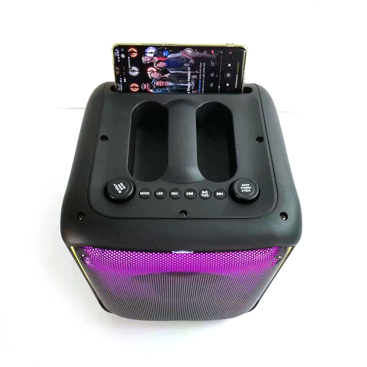 CRONY RX-8183C Speaker BT Speaker 8 Inch Small Subwoofer Speaker With Adapter - Edragonmall.com
