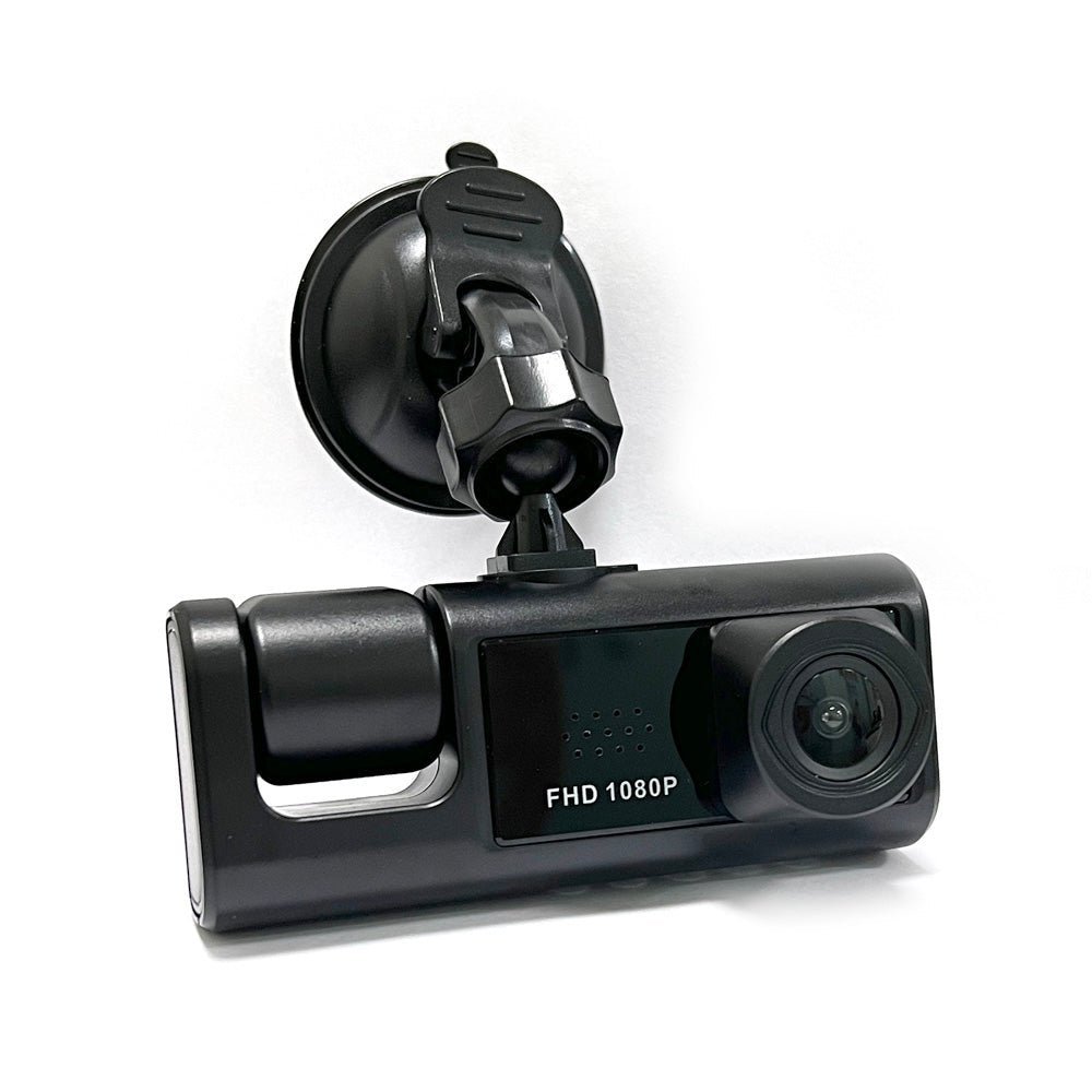 CRONY S11 Three-Camera 1920*1080 pushbutton dashcam 1080P DVR Dashcam Front Indoor and Rear View Camera Driving Recorder 2 Inch Screen Dash Cam Support Night Vision Loop Recording - Edragonmall.com