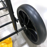 CRONY SC-106B Grocery Shopping Cart with Swivel Wheels, Folding Shopping Cart with Wide Cushion Handle - Edragonmall.com