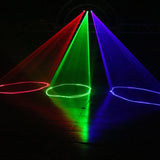 CRONY Sectorial 3 hole red green blue laser light Colorful Fan Beam Pattern Led Lights RGB Disco Laser Stage Lighting For Party - Edragonmall.com