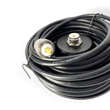 CRONY SG7500 Magnet Car Walkie Talkie Suction Cup + SG7500 5M UV dual segment vehicle antenna 100w high power vehicle antenna for Walkie Talkies - Edragonmall.com
