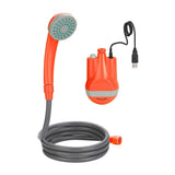 CRONY SH-410 portable shower nozzle Portable Outdoor Shower Battery Powered Compact Handheld Rechargeable Camping Showerhead - Edragonmall.com