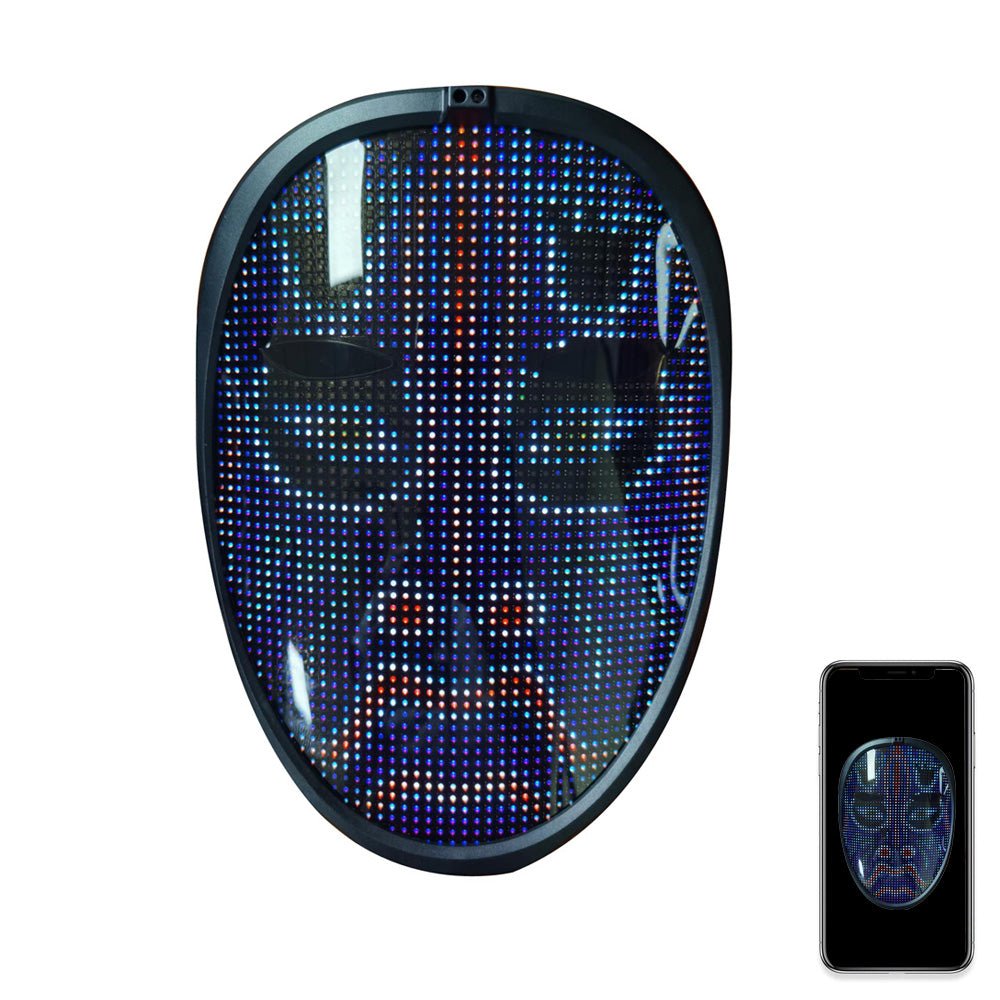 Crony Shining App cosplay Mask With Bluetooth App Party Face Changing ...