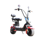 CRONY Small Harley two seat big tires with BT 1000w 60KM/H high power two wheels adult electric scooter motorcycle | RED Spider - Edragonmall.com
