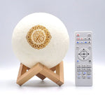 CRONY SQ-520 Moon Lamp Quran Speaker With Remote And USB Cable White/Beige - Edragonmall.com