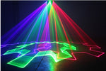 CRONY Square 3 hole red green blue laser light Colorful Fan Beam Pattern Led Lights RGB Disco Laser Stage Lighting For Party -2 - Edragonmall.com