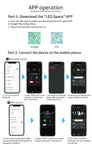 CRONY T2 AD LED display backpack light screen waterproof smart back packs bag led display backpack with led screen - Edragonmall.com