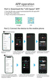 CRONY T2 AD LED display backpack light screen waterproof smart back packs bag led display backpack with led screen - Edragonmall.com