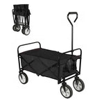 CRONY TC3015 Folding Cart Shipping Trolley Folding Garden Trolley | BLACK - Edragonmall.com