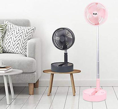 Crony Telescopic speaker fan with Wireless Speaker and Aroma Fragrance Diffuser Portable | White - Edragonmall.com