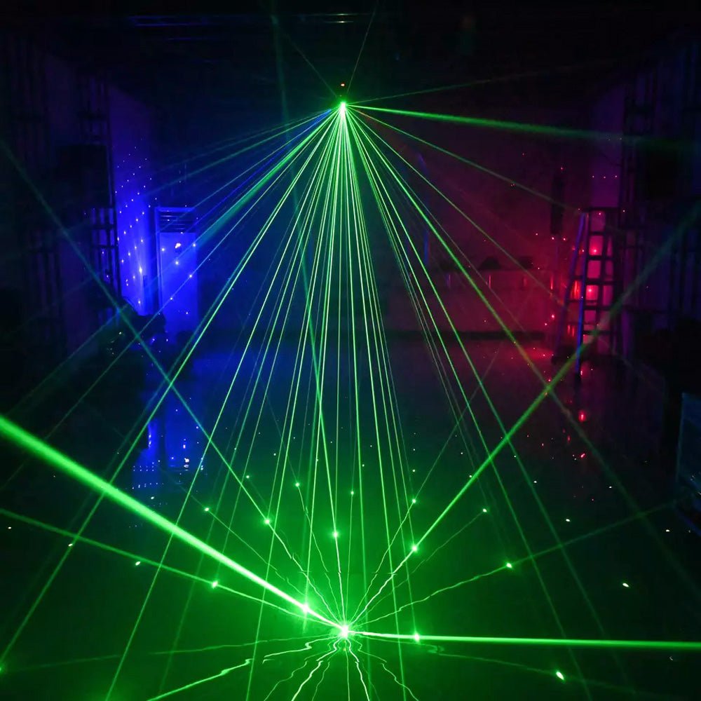 CRONY Three ended ball rolling LED With laser dj Lights RGBW 4in1 LED Beam Moving Head Light 3 Head Stage Light For Bar ktv