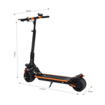 CRONY Top Speed 40KM/H 8 inch wide tyre electric scooter Replaceable battery prolong riding distance - Edragonmall.com