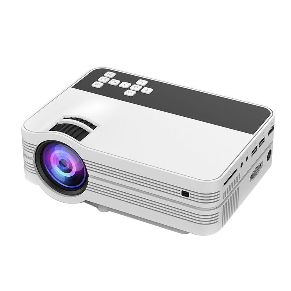 Crony UB-10 PULS Projector Mini LED Projector Home Theater | white - Edragonmall.com