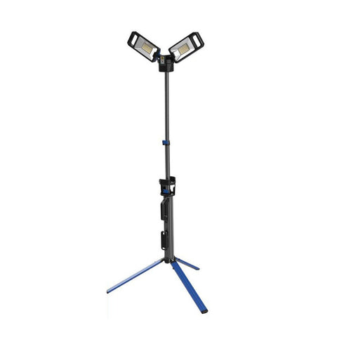 CRONY VIP-11 Outdoor multi-function lamp 5000 Lumen Rechargeable Cordless Collapsible AC/DC Portable LED Work Light with Telescoping Tripod Stand - Edragonmall.com