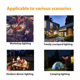 CRONY VIP-12 Outdoor multi-function lamp portable camping hiking flexible 2000lm mini size multifunctional outdoor work light - Edragonmall.com