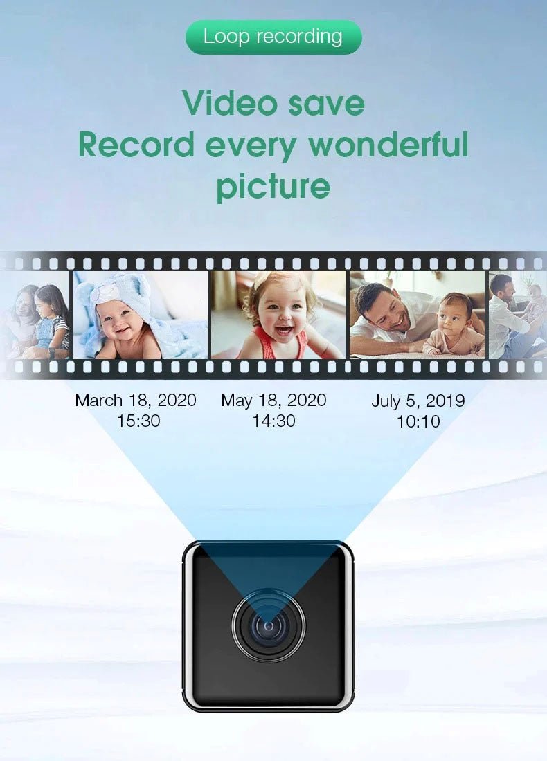 CRONY W10 Wifi iWFCam 1080P Camera HD Mini Wireless Wifi Camera with M –  Edragonmall.com