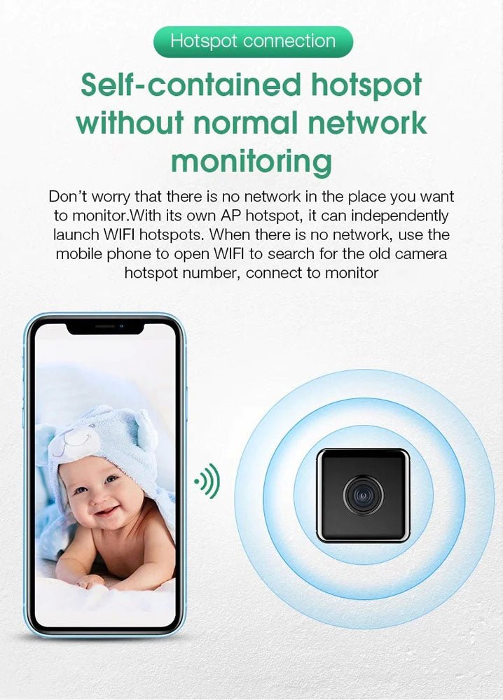 CRONY W10 Wifi iWFCam 1080P Camera HD Mini Wireless Wifi Camera with M –  Edragonmall.com